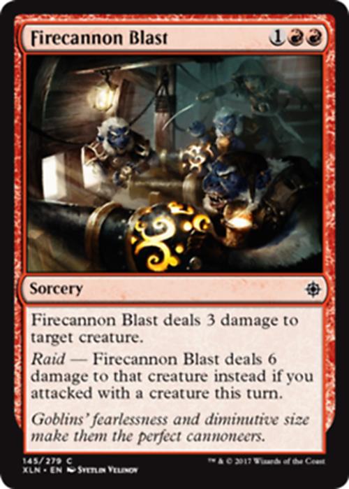 Firecannon Blast - Ixalan - MTG