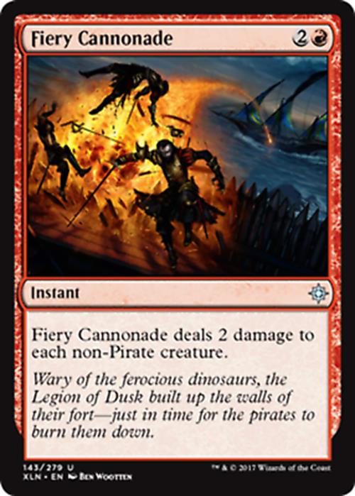 Fiery Cannonade - Ixalan - MTG