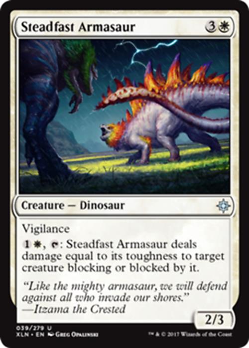Steadfast Armasaur - Ixalan - MTG
