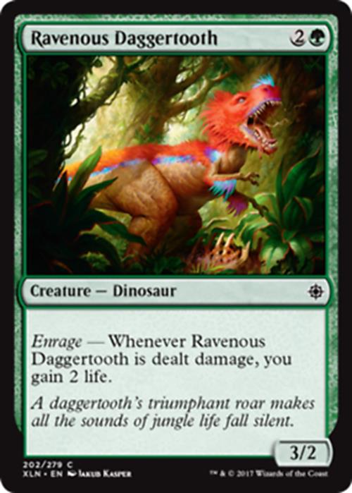 Ravenous Daggertooth - Ixalan - MTG