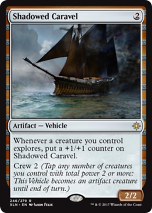 Shadowed Caravel - Ixalan - MTG