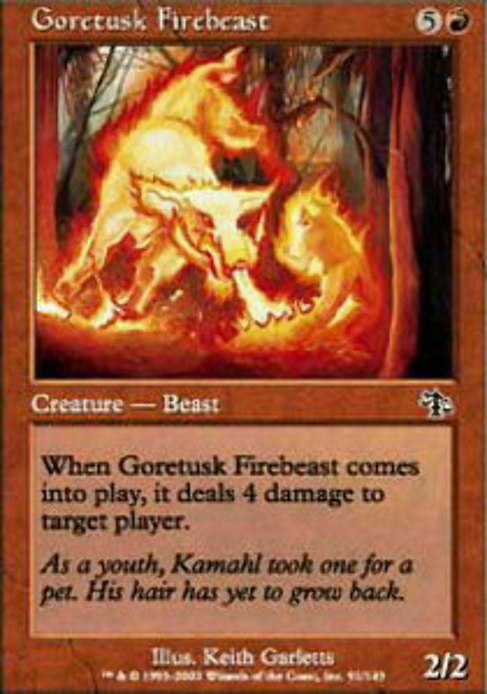 Goretusk Firebeast Judgment - Magic The Gathering - MTG