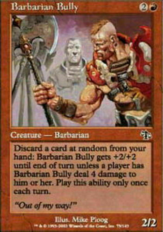 Barbarian Bully Judgment - Magic The Gathering - MTG