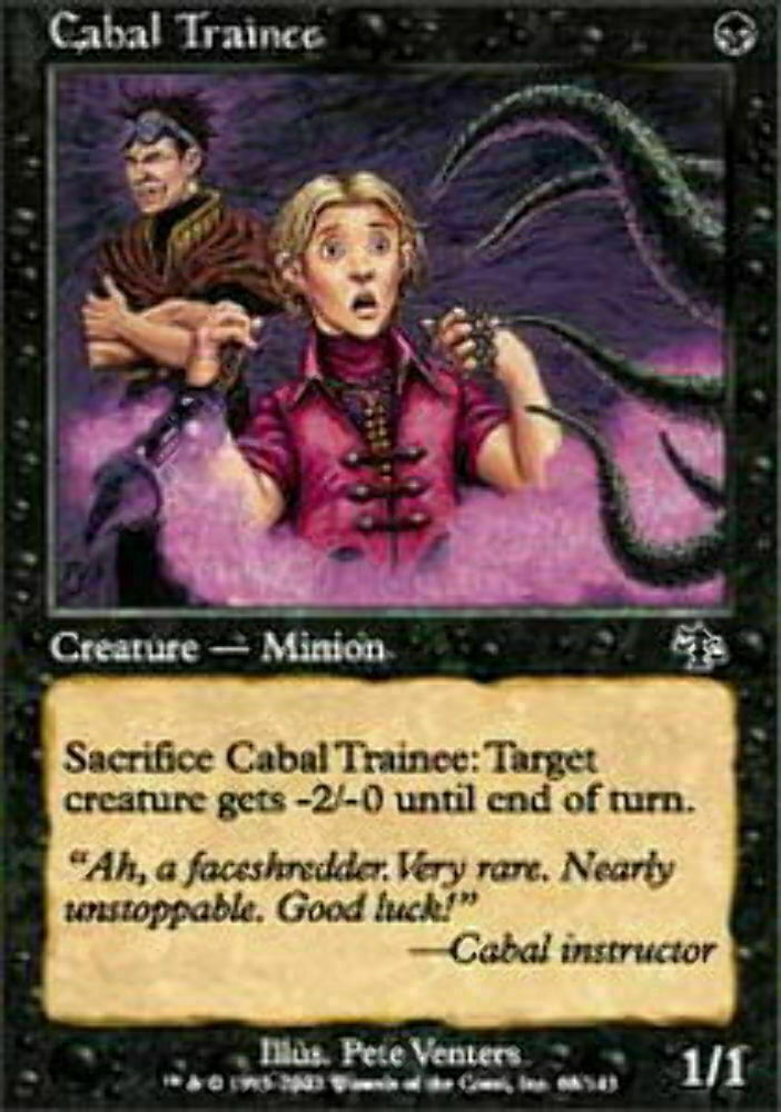 Cabal Trainee Judgment - Magic The Gathering - MTG