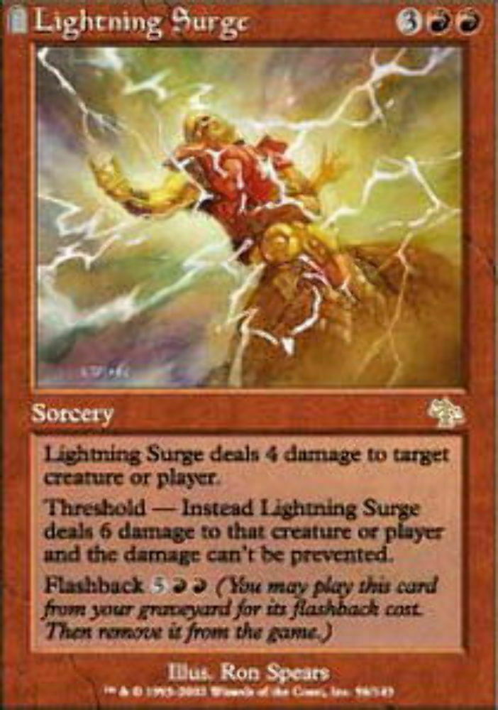 Lightning Surge Judgment - Magic The Gathering - MTG