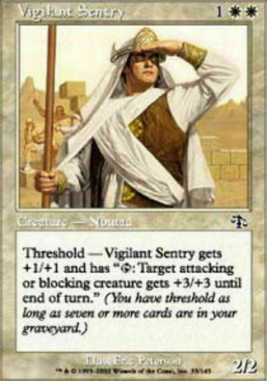 Vigilant Sentry Judgment - Magic The Gathering - MTG