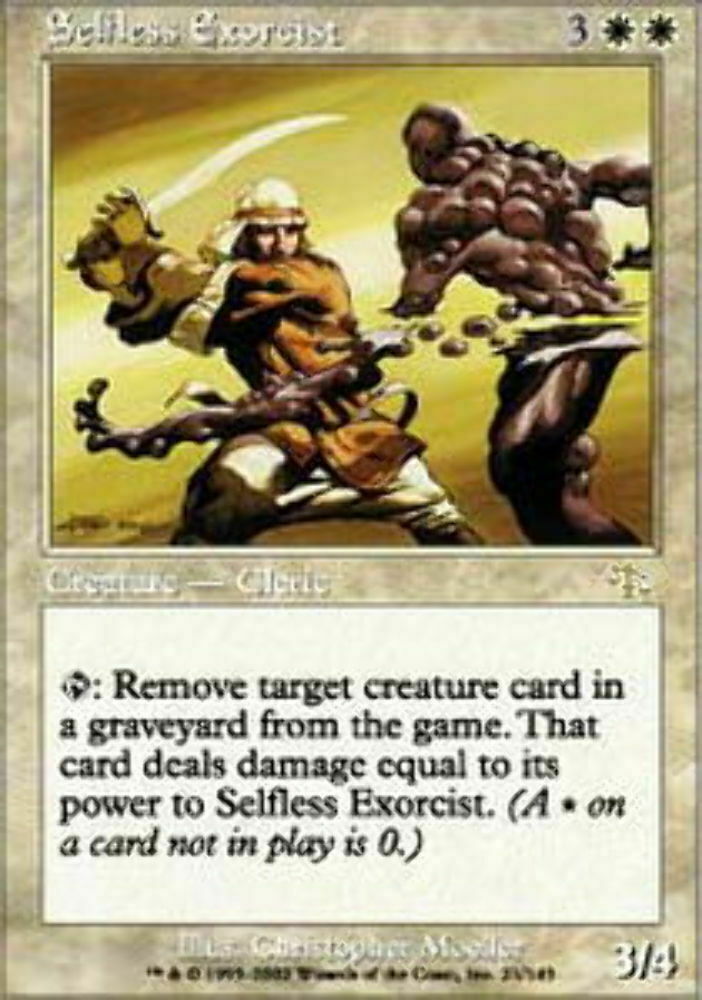 Selfless Exorcist Judgment - Magic The Gathering - MTG
