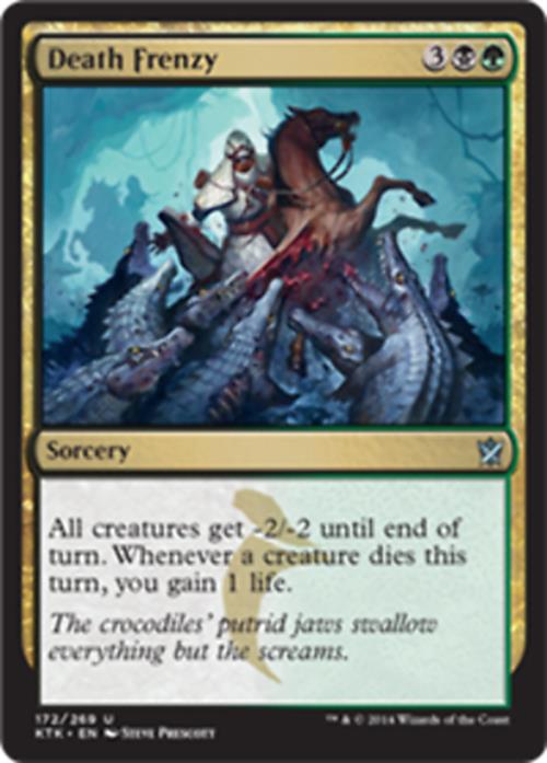 Death Frenzy Khans of Tarkir - MTG