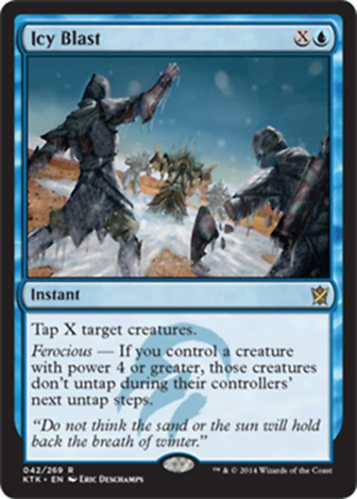 Icy Blast Khans of Tarkir - MTG
