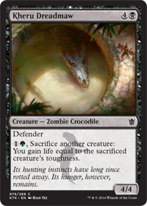 Kheru Dreadmaw Khans of Tarkir - MTG