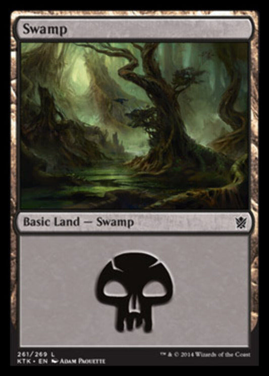 Swamp (261) Khans of Tarkir - MTG
