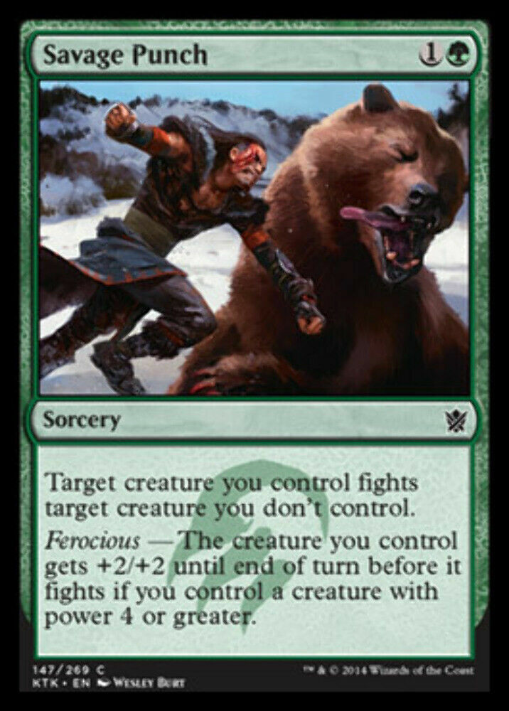 Savage Punch Khans of Tarkir - MTG