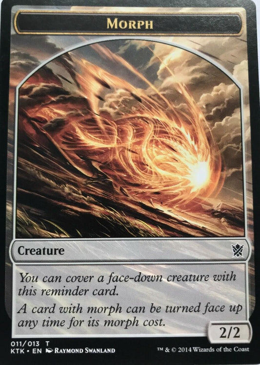 Morph Token (011) Khans of Tarkir - MTG