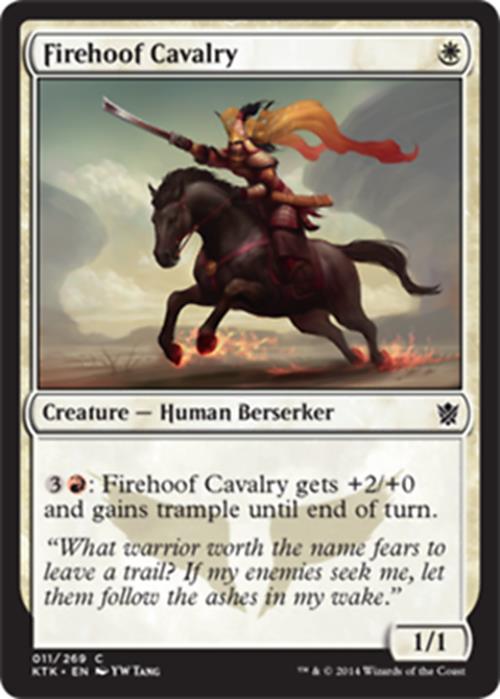Firehoof Cavalry Khans of Tarkir - MTG