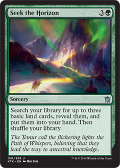 Seek the Horizon Khans of Tarkir - MTG