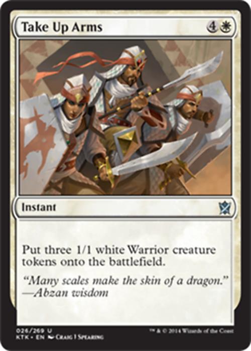 Take Up Arms Khans of Tarkir - MTG