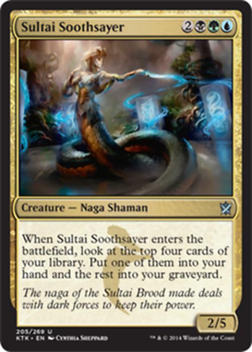 Sultai Soothsayer Khans of Tarkir - MTG
