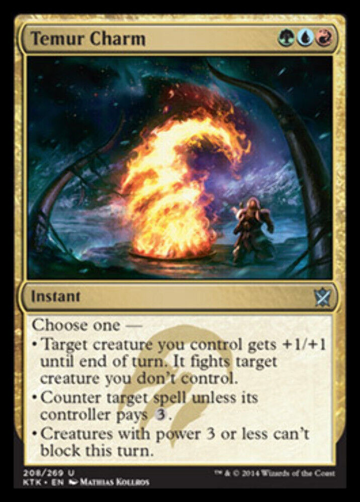 Temur Charm Khans of Tarkir - MTG