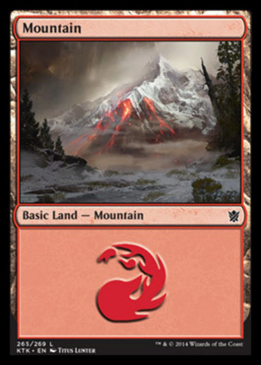 Mountain (265) Khans of Tarkir - MTG