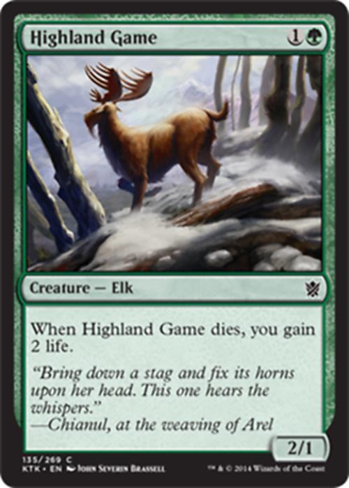 Highland Game Khans of Tarkir - MTG
