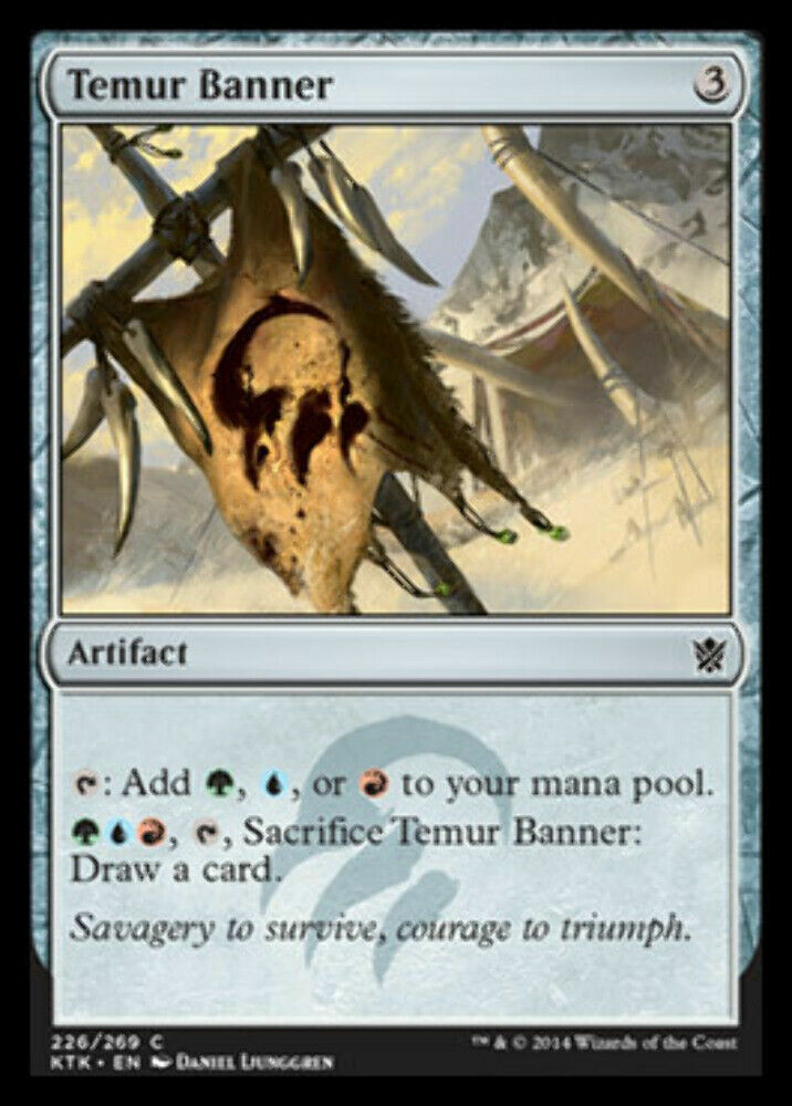 Temur Banner Khans of Tarkir - MTG