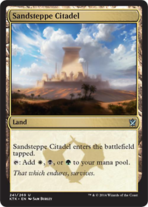 Sandsteppe Citadel Khans of Tarkir - MTG