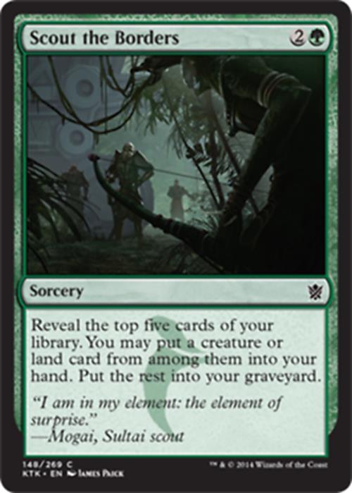 Scout the Borders Khans of Tarkir - MTG