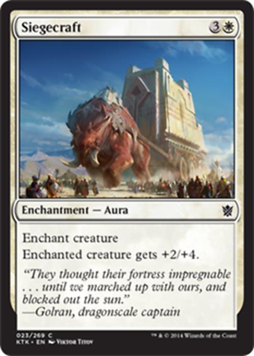 Siegecraft Khans of Tarkir - MTG