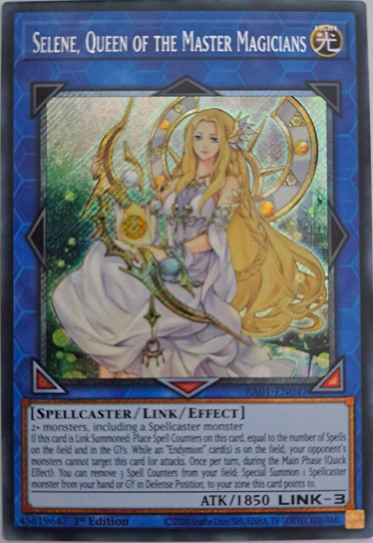 Selene, Queen of the Master Magicians RA01-EN047 - Platinum Secret Rare - YuGiOh