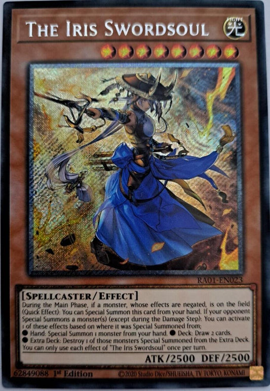The Iris Swordsoul RA01-EN023 - Platinum Secret Rare - YuGiOh