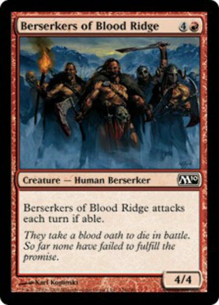Berserkers of Blood Ridge Magic 2010 - MTG