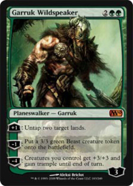 Garruk Wildspeaker Magic 2010 - MTG