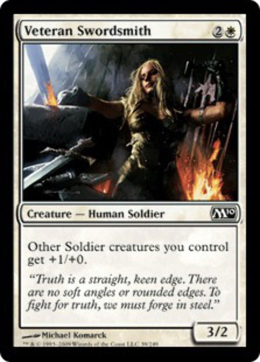 Veteran Swordsmith Magic 2010 - MTG