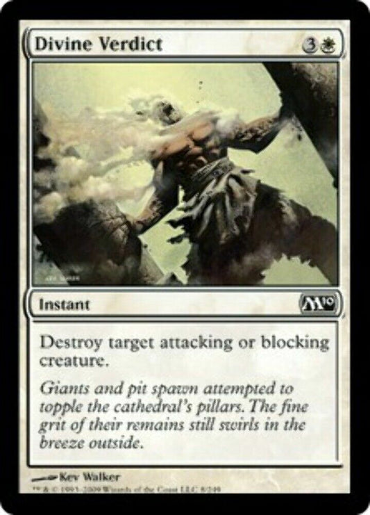 Divine Verdict Magic 2010 - MTG