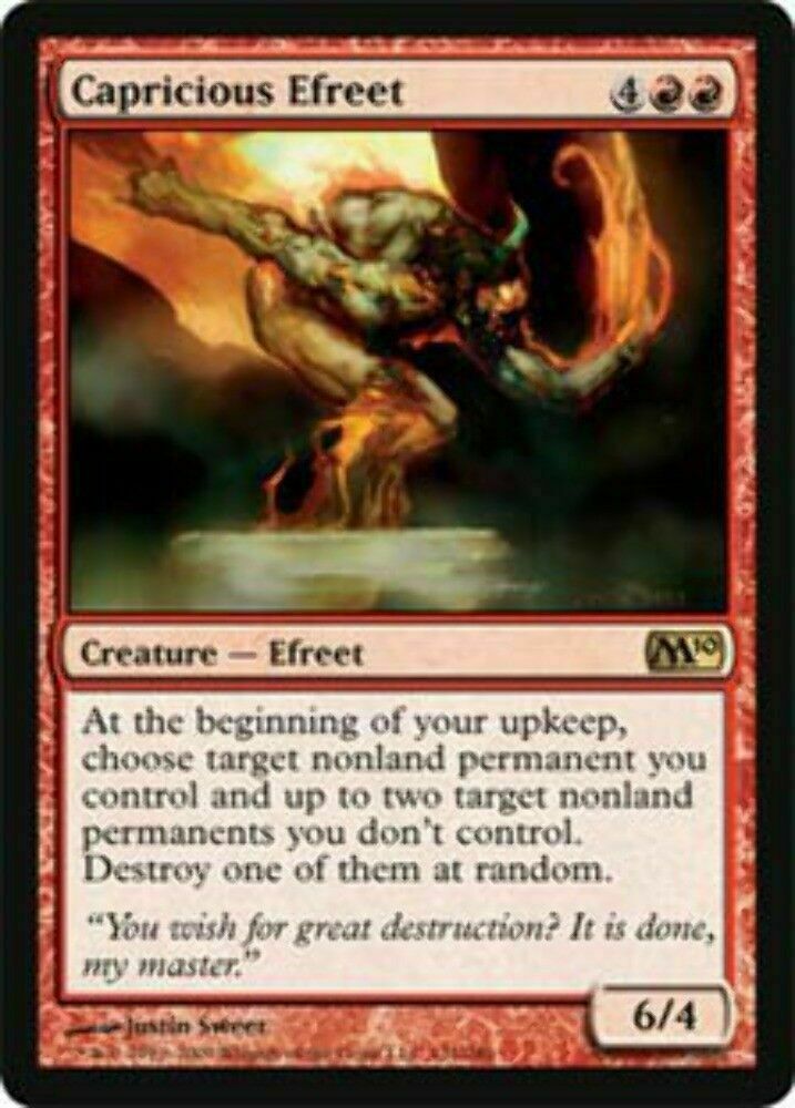 Capricious Efreet - Magic 2010 - MTG