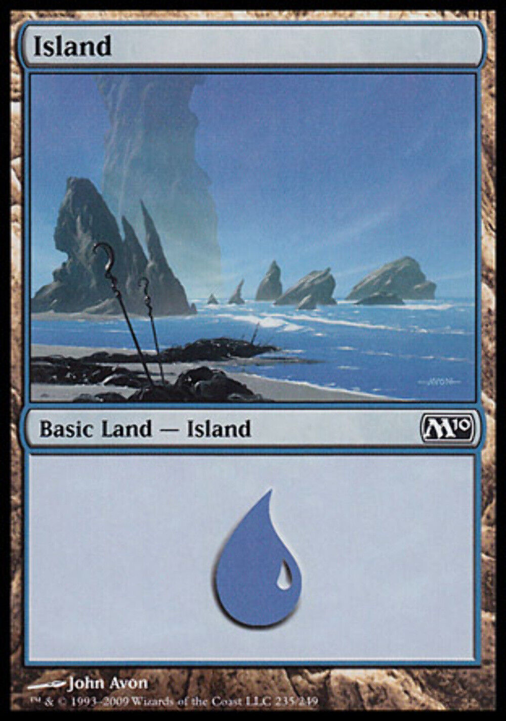 Island (235) Magic 2010 - MTG