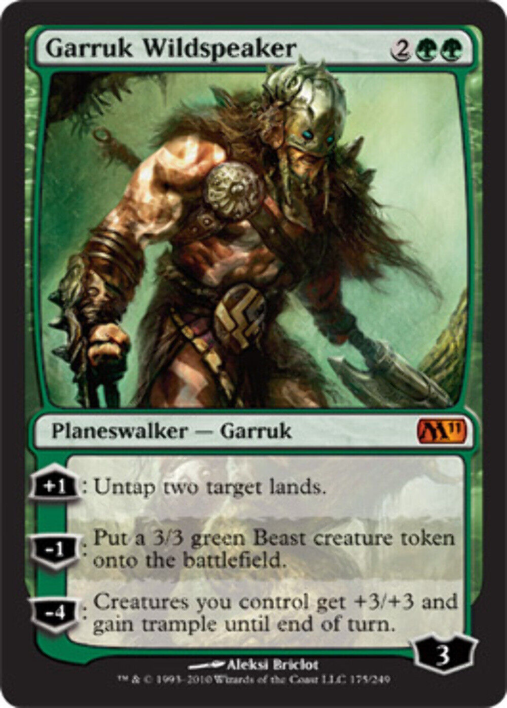 Garruk Wildspeaker Magic 2011 - MTG