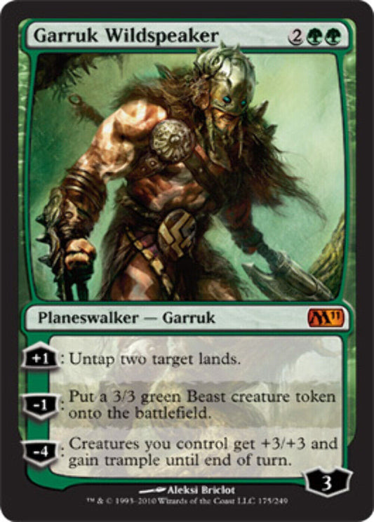 Garruk Wildspeaker Magic 2011 - MTG