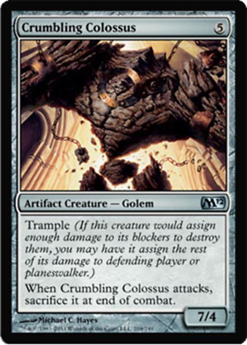 Crumbling Colossus Magic 2012 - MTG