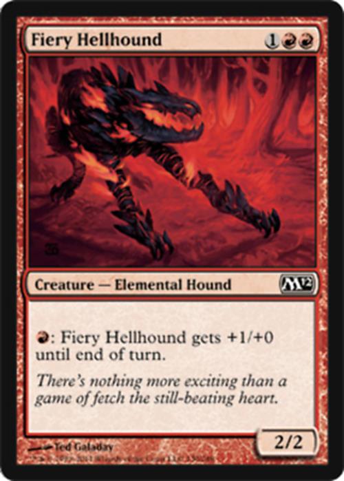 Fiery Hellhound Magic 2012 - MTG