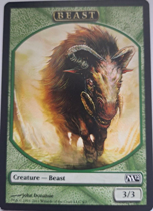 Beast Token - Magic 2012 - MTG