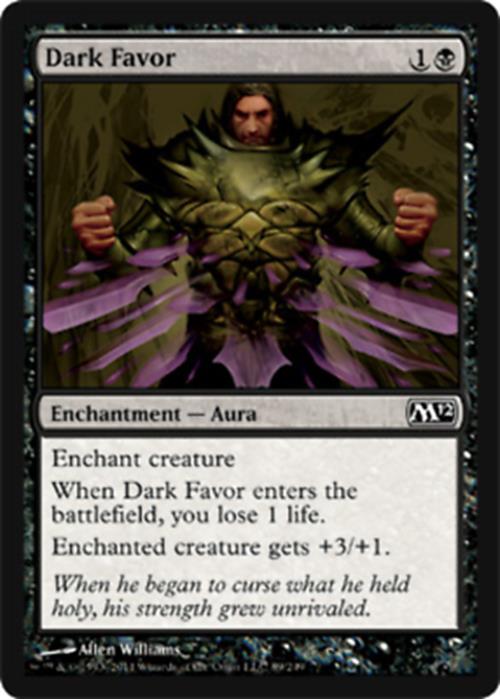 Dark Favor - Foil Magic 2012 - MTG
