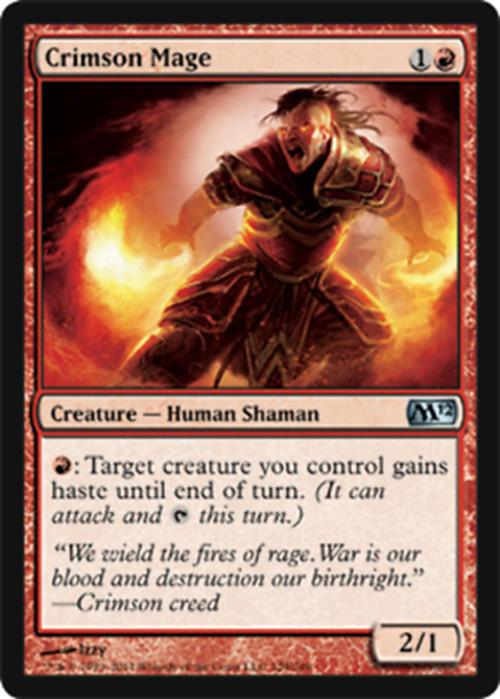 Crimson Mage Magic 2012 - MTG
