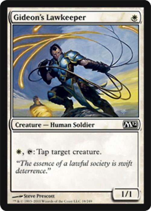 Gideon's Lawkeeper Magic 2012 - MTG