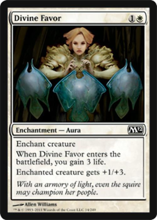 Divine Favor Magic 2012 - MTG