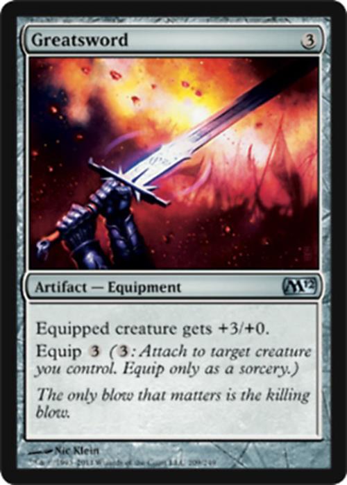 Greatsword - Foil Magic 2012 - MTG