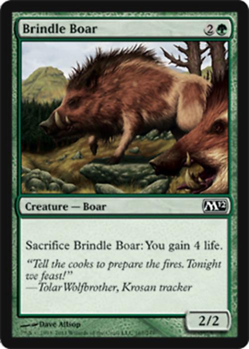 Brindle Boar Magic 2012 - MTG