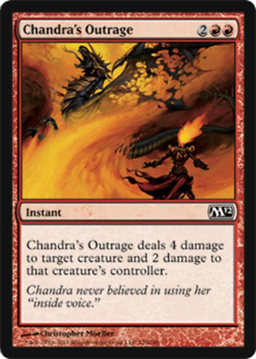 Chandra's Outrage Magic 2012 - MTG
