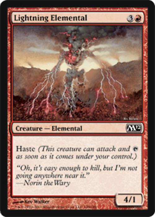 Lightning Elemental Magic 2012 - MTG