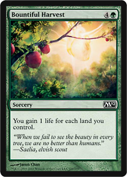 Bountiful Harvest Magic 2012 - MTG
